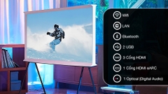 Smart Tivi Kiểu Chữ I Có Chân The Serif QLED Samsung 4K 50 inch QA50LS01BB