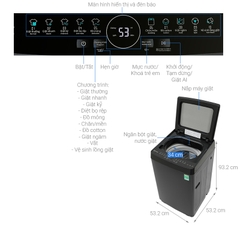 Máy giặt Hisense 9 kg WT90F30