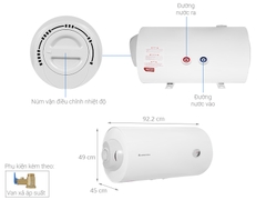 Máy nước nóng gián tiếp Ariston 100 lít PRO R 100 H 2.5 FE