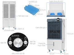 Quạt hơi nước Kangaroo KG50F103 130W