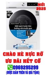 Máy giặt Samsung Bespoke AI EcoBubble Inverter 10 kg WW10DB7U34GWSV