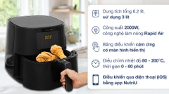 Nồi chiên không dầu Philips HD9280/90 (6.2 lít)
