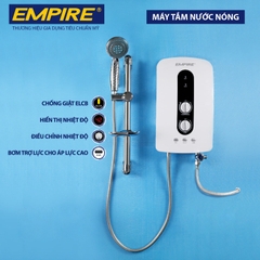 Máy tắm nước nóng trực tiếp EMPIRE E4500 CB (Có bơm trợ lực)