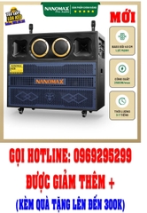 Loa Kéo Bình & Điện Nanomax Pro-215e Bass Đôi 40cm 2500w