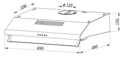 Máy hút mùi cổ điển Sevilla SV-S70B
