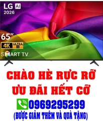 Smart Tivi AI LG 4K 65 inch 65NU805BPSB