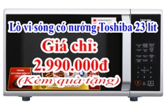 Lò vi sóng có nướng Toshiba 23 lít ER-SGS23(S1)VN