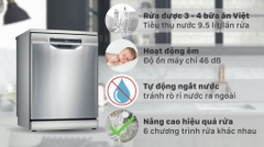 Máy rửa chén độc lập Bosch SMS4IVI01P