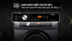 Máy sấy quần áo Aqua 8 kg AQH-V800H SS (Sấy thông hơi)