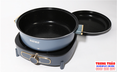 Nồi lẩu nướng đa năng 3 in 1 Matika MTK-9055