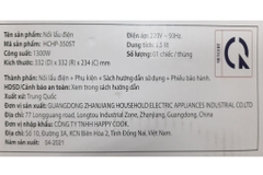 Nồi lẩu điện Happycook HCHP-350ST (3.5 lít)
