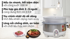 Nồi lẩu điện Happycook HCHP-350ST (3.5 lít)