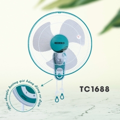 Quạt treo tường 2 dây Senko TC1688 (Màu ngẫu nhiên)