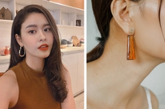 Ai không biết chứ nàng nào cũng phải biết: khuyên tai diện lên là sang cả con người, mặt thon gọn hẳn nữa