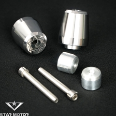 Gù tay lái ngôi sao chống rung chất liệu Inox 304 dành cho các dòng xe