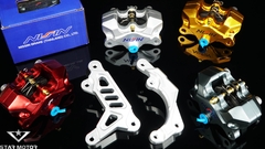 Heo dầu Nissin Moto 2piston kèm pát gắn dành cho các dòng xe