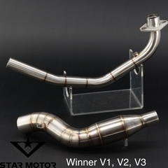 Combo Cổ pô Winner V1,V2,V3 kèm cổ bầu hơi Inox 304