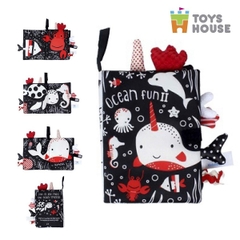 Sách Vải Toys House Giáo Dục Sớm Và Kích Thích Thị Giác Phát Triển Đa Giác Quan (0M+)