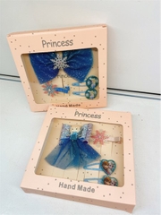 Set 4 Kẹp Tóc Công Chúa Elsa, Anna Cho Bé Gái