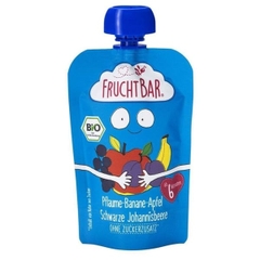 Trái Cây Nghiền Fruchtbar Mận, Táo, Chuối, Nho 100G (6M+)