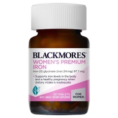 Sắt Cho Mẹ Bầu Blackmores Women's Premium Iron Úc, 30 Viên