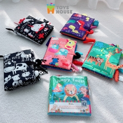 Sách Vải Toys House Giáo Dục Sớm Và Kích Thích Thị Giác Phát Triển Đa Giác Quan (0M+)