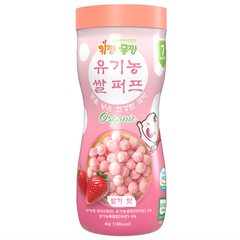Bánh Gạo Hữu Cơ Happy Food Hàn 40G (7M+)