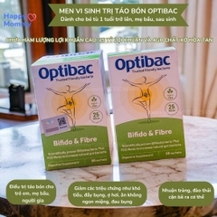 Men Vi Sinh Optibac Probiotics Trị Táo Bón, Hộp 30 Gói X 6G