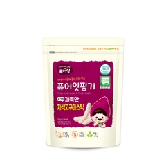 Bánh Gạo Hữu Cơ Naebro Pure Eat Hàn Quốc Hình Que 30G (7M+)