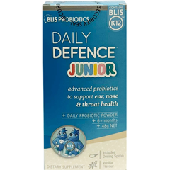 Men Vi Sinh Tai Mũi Họng Blis Probiotics Daily Defence Junior
