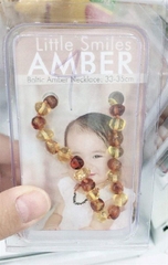 Vòng Hổ Phách Đeo Cổ Cho Bé Little Smile Amber Của Úc