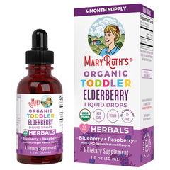 Siro Tăng Đề Kháng Mary Ruth’S Organic Toddler Elderberry Liquid Drops, 30Ml (1-3Y)