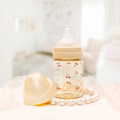 Bình Sữa Grosmimi PPSU Cherrish, 200Ml và 300Ml