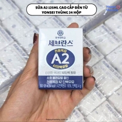 Sữa Tươi Đạm A2 Yonsei Hàn Quốc Hộp 125ml thùng 24 hộp