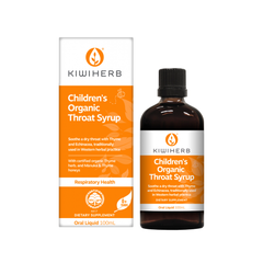 Siro Ho Kiwiherb Children's Organic Throat Syrup, 100Ml (1-12Y)