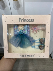 Set 4 Kẹp Tóc Công Chúa Elsa, Anna Cho Bé Gái