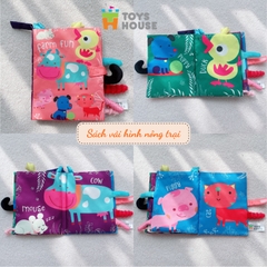 Sách Vải Toys House Giáo Dục Sớm Và Kích Thích Thị Giác Phát Triển Đa Giác Quan (0M+)