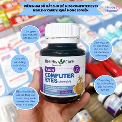 Viên nhai bổ mắt cho bé Kids Computer eyes Healthy Care  2Y +Vị Quả Mọng 2027 60 viên