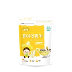 Bánh Gạo Hữu Cơ Naebro Pure Eat Hàn Quốc Hình Que 30G (7M+)