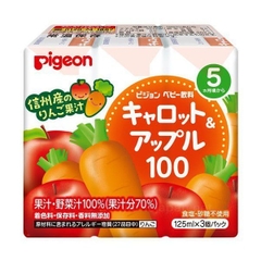 Nước Ép Trái Cây Pigeon, 3 Hộp X 125Ml (5M+)