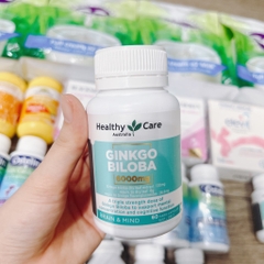 Healthy Care Ginkgo Biloba 2000 giúp tăng cường tuần hoàn máu não lọ 100 viên