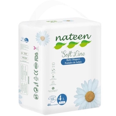 Bỉm Dán Hữu Cơ Nateen Soft Line Bỉ Size M 48 Miếng