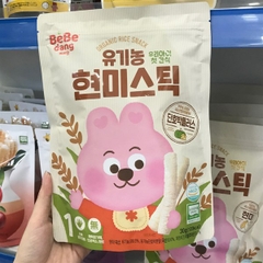 Bánh ăn dặm gạo lứt hữu cơ BEBEDANG Hàn Quốc, 30G (6M+) - vị Bí Đỏ, Phô Mai