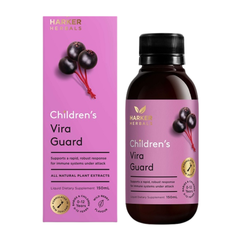 Tăng Đề Kháng Harker Herbals Children's Vira Guard, 150Ml (0-12Y)
