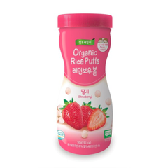 Bánh Gạo Hữu Cơ Puffs Farm To Baby Hàn Dạng Viên, 50G (6M+)