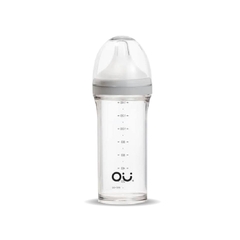 Bình Sữa OU Wish Màu Trắng Và Hồng, 140Ml (0M+)