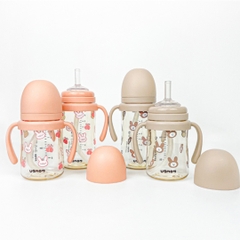 Bình tập Hút UBMOM 280ml Straw Cup (6M+)