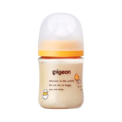 Bình Sữa Cổ Rộng Pigeon Nhựa PPSU Nội Địa Nhật, 160Ml Và 240Ml