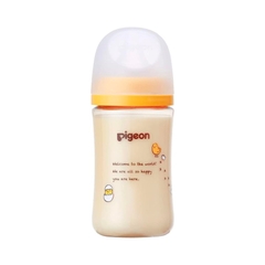 Bình Sữa Cổ Rộng Pigeon Nhựa PPSU Nội Địa Nhật, 160Ml Và 240Ml