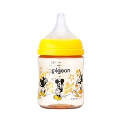 Bình Sữa Cổ Rộng Pigeon Nhựa PPSU Nội Địa Nhật, 160Ml Và 240Ml